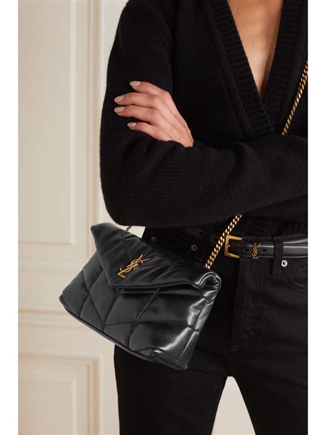 toy yves saint laurent|Saint Laurent Lou Puffer Toy YSL Shoulder Bag in Quilted Leather.